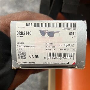 Ray-Ban Wayfarer in Gray and Blue